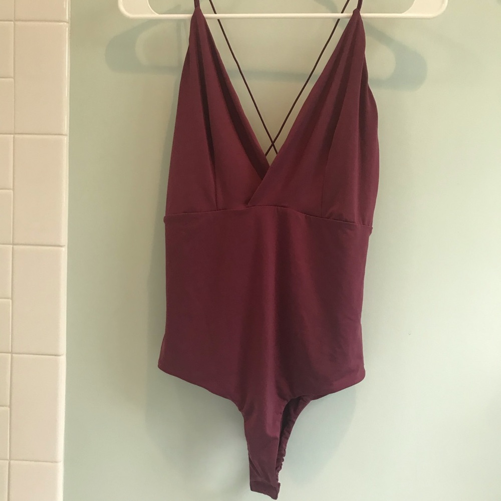 Silky Open Back Bodysuit